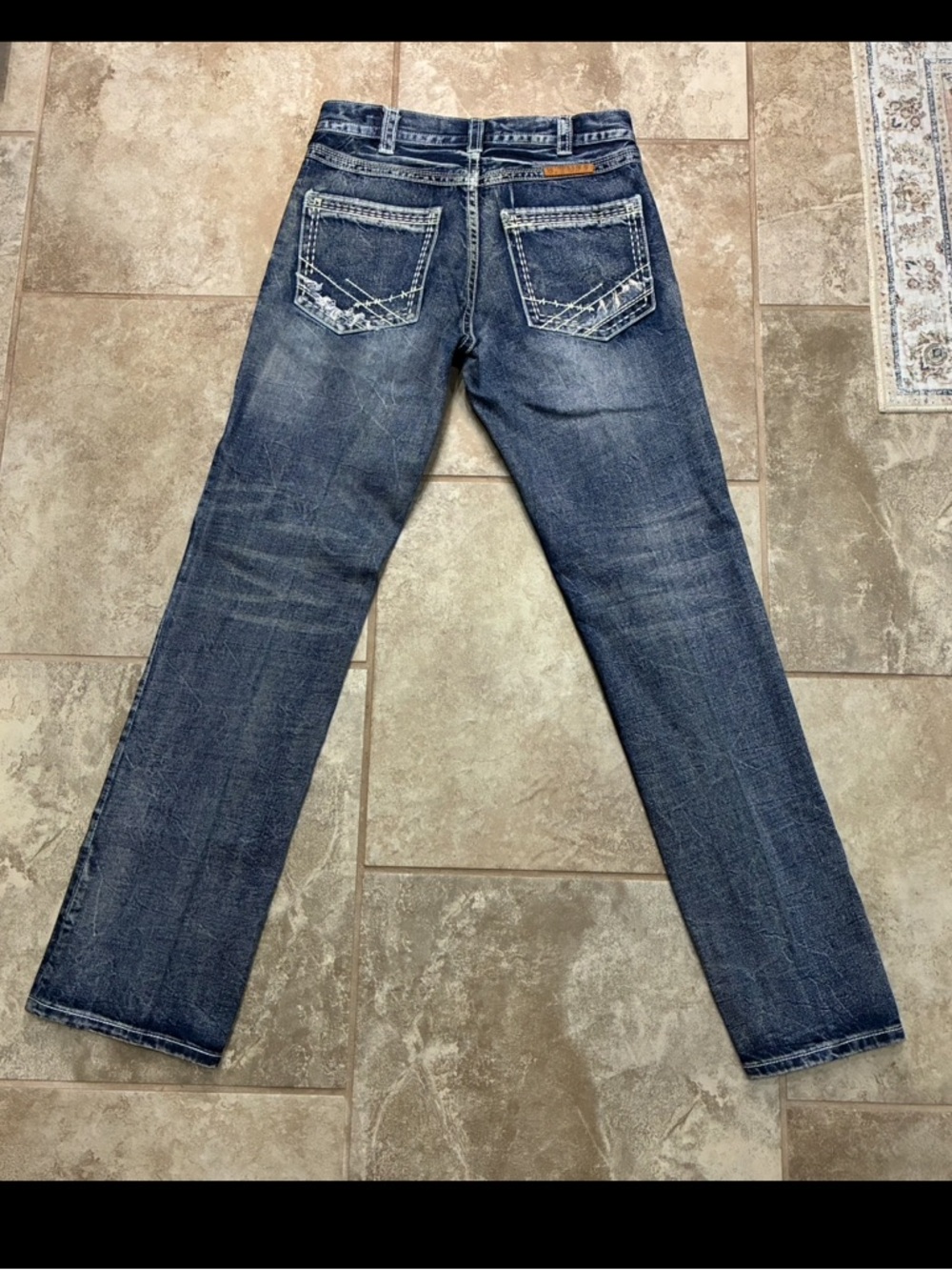 B. Tuff Torque Bootcut Jeans Mens 31x34 Medium Wash Western Cowboy Like New - Picture 6 of 13